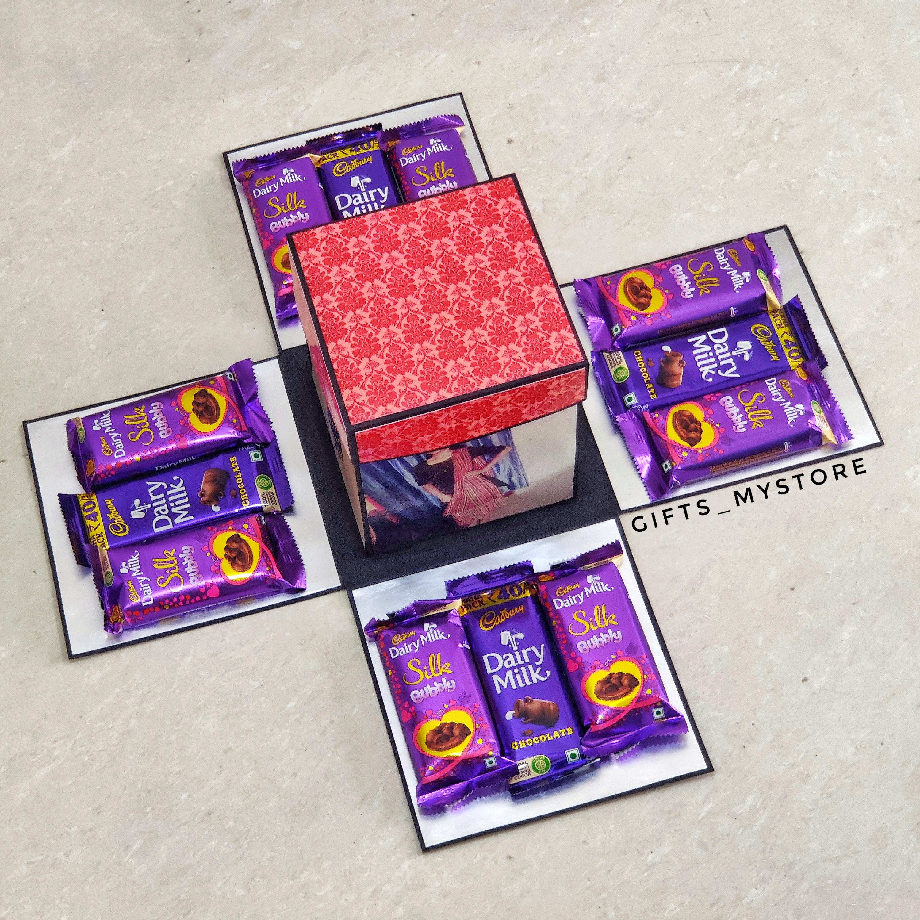 2 LAYER BIG SIZE CHOCOLATE EXPLOSION BOX